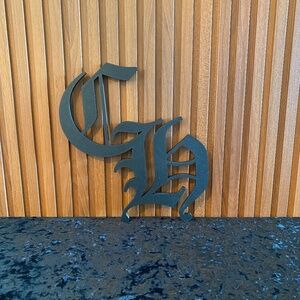 RARE X-Large 11” Black CH Decor